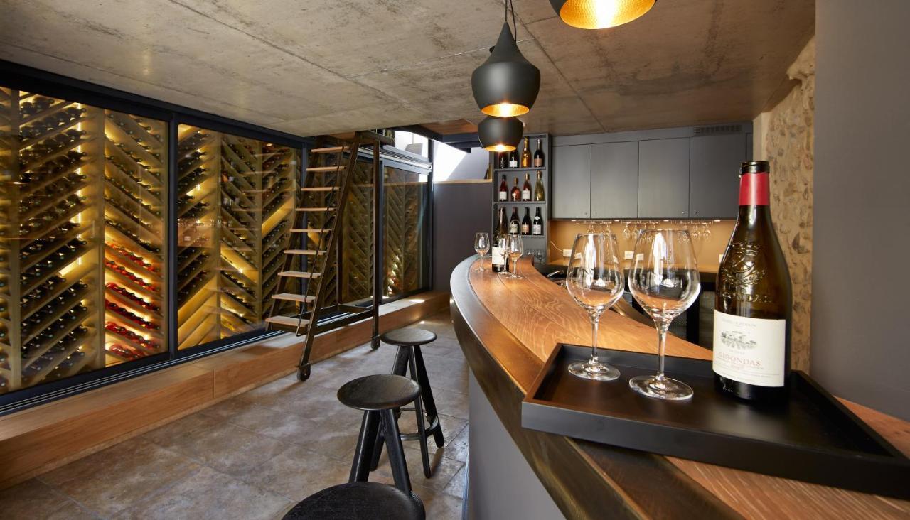 Les Chambres De L'Oustalet, Chambres D'Hotes Et Restaurant Etoile Gigondas Dış mekan fotoğraf